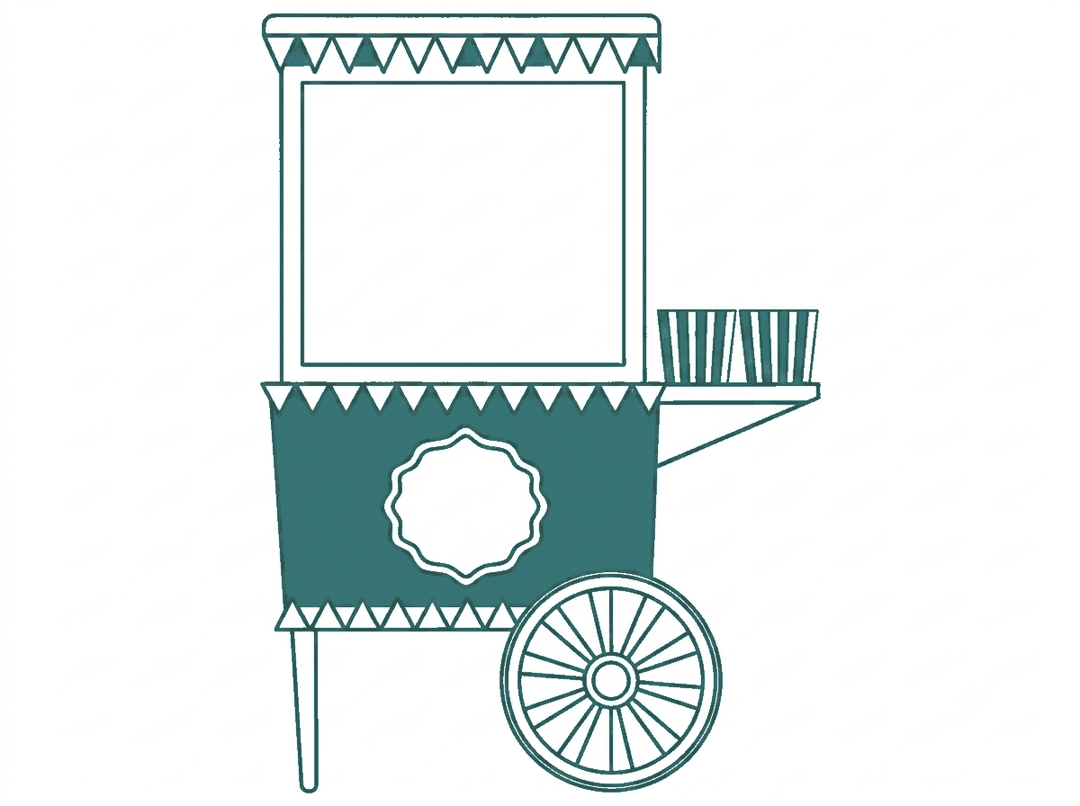 Geräte – Marktwagen-Illustration